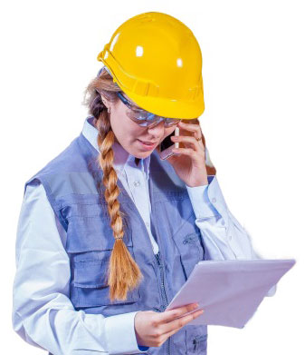Door-to-Door Waste Collection & Management Electrician Girl With Docs